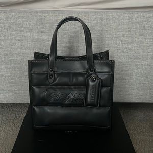 Coach Field Tote 22 with Quilting and Coach Badge